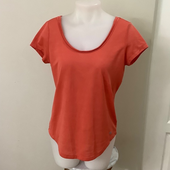 Mountain Hardware Orange activewear top w Strappy back MEDIUM - Picture 4 of 9